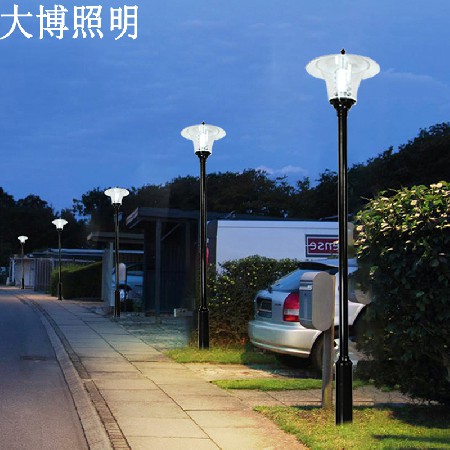 led庭院燈海螺款鋁制歐式庭院燈3米小區(qū)廣場景區(qū)照明小路燈廠家