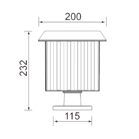 led路燈特色四方燈罩壓鑄鋁歐式庭院燈小區(qū)商業(yè)街路燈廠家批發(fā)