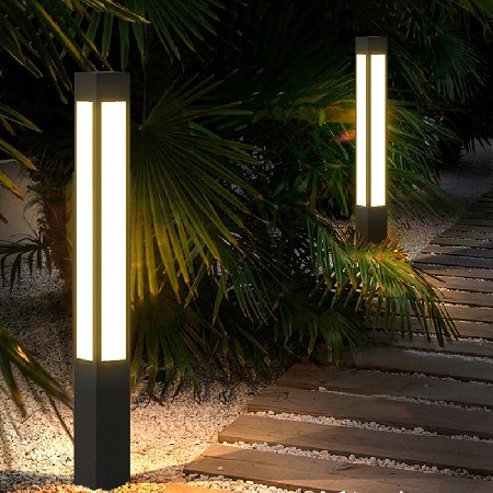 鋁制方形景觀燈戶外道路照明景觀燈柱特色簡(jiǎn)約現(xiàn)代LED庭院燈