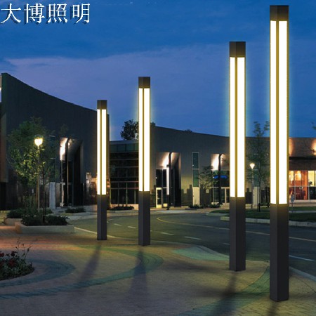 鋁制方形景觀燈戶外道路照明景觀燈柱特色簡(jiǎn)約現(xiàn)代LED庭院燈
